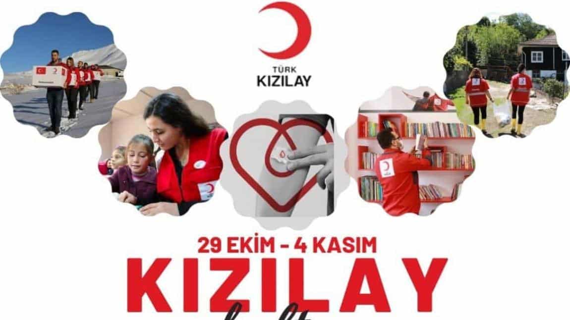 KIZILAY AHFTASI OKULUMUZDA KUTLANDI.